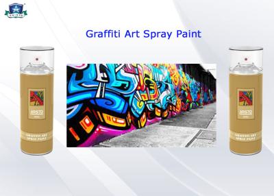 China Fast Drying Acrylic Art Graffiti Spray Paints 400ml Female Valve and Low / High Pressure for sale