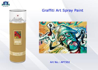 China Non Fading Graffiti Spray Paint Normal Fluo SGS For Metal for sale
