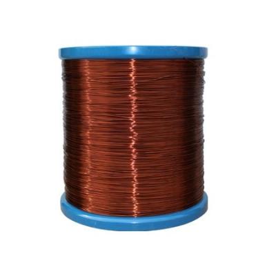 China 0.05mm Polyesterimide Enameled Copper Wire Self Bonding Enameled Copper Round Wire for sale