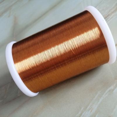 China UL UEW 0.18mm Enameled Self Bonding Copper Wire For Magnetic Induction Coils for sale