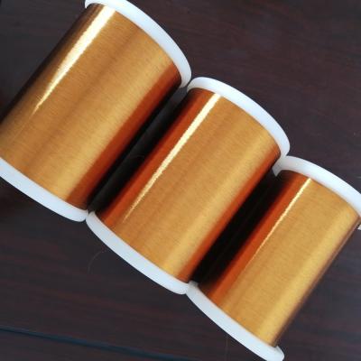 China Self Adhesive Polyurethane CCA Enameled Round Copper Wire 0.085mm Class 130/155 for sale