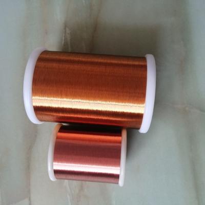 China QY F-1/240 0.021mm Transformer Winding Enamelled Copper Wire Class 240 for sale