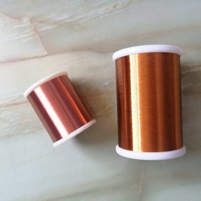 China 0.22mm Enameled Copper Magnet Wire Red Color High Temperature Enamelled Wire for sale