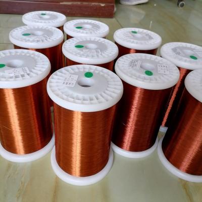 Chine fil magnétique de bobine de câblage cuivre enduit d'émail de 0.025mm pour la bobine acoustique de haut-parleur à vendre