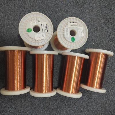 China 0.075mm Self Adhesive Enameled Winding Wire Class 220 Hot Air Bonding for sale