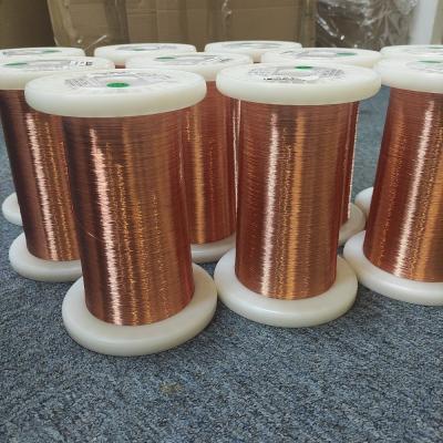 China Polyesterimide esmaltou fio revestido do ímã de 0.04mm para bobinas de voz do orador à venda