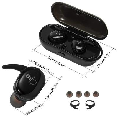 China Sonido estereofónico 350 MAH Battery de los auriculares de botón inalámbricos negros del juego 4 horas que juegan tiempo en venta