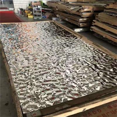 China Hot Sell Silver Mirror Water Ripple Sheet Decoration Ceiling ,KTV, Cupboard for sale