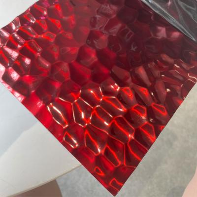 Chine Fabricant de tôles en acier inoxydable rouge nid d'abeille Chine à vendre