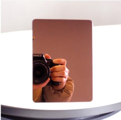 China Rose Gold Mirro Stainless Steel Decoration Sheet for sale