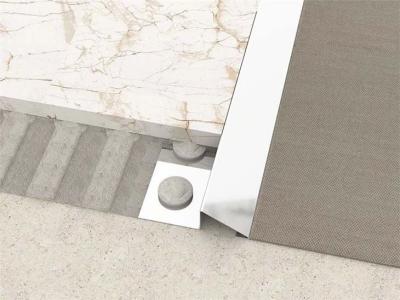 China 0.25 pollici PVD Coated Tile Edge Trim con dimensioni personalizzabili in acciaio inossidabile for sale