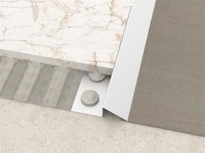 China Profilo in acciaio inossidabile con rivestimento per piastrelle rivestite in PVD da 0,25 pollici, 10 piedi for sale