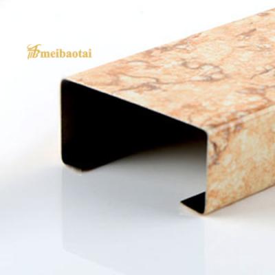 China 0.55mm Thick Transfer Print Stainless Steel Tile Trim Wooden Pattern For Decorative for sale