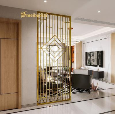 China 304 Stainless Steel Room Divider , 3048mm Metal Partition For Living Room for sale