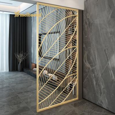 China PVD Gold Coated Stainless Steel Room Partition GB Standard 3cm Thick for sale