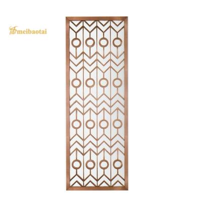 China Hairline Bunnings Metal Decorative Screens , 8mm Corrugated Metal Room Divider for sale