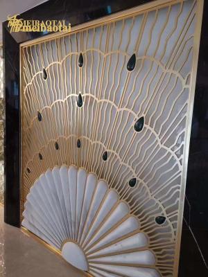China decoración de acero inoxidable del tabique 1x2.5meter para la pared/el hotel/el comedor en venta