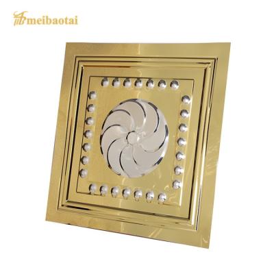 China 4x8 Embossed Stainless Steel Sheet SUS201 Material With Double PVC Film for sale
