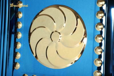 China Gestempeld Gouden Spiegelss Blad, Decoratieodm 4x8 Ss Blad Te koop