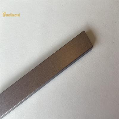 China 201 304 Grade Stainless Steel Tile Trim U Shape Champagne Finished for sale