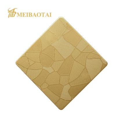 China 316L Stainless Steel Sheet Ice Bamboo Pattern Embossed For Ceiling for sale