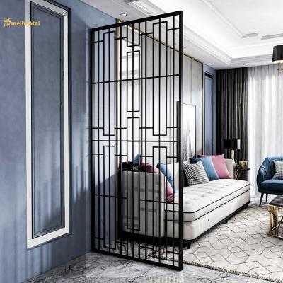China Sustainable Hairline Finish Stainless Steel Room Divider For Home Furniture for sale