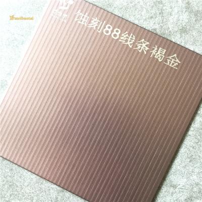 China 201 304 PVD Coating Color Stainless Steel Sheets Door Decoration 4X8FT for sale