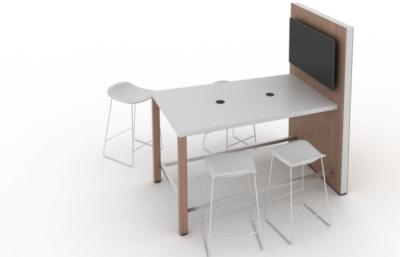 China Fashion Small Smart Office Desks For Home , Office Workspace Furniture for sale