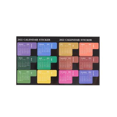 China Calendar Stickers Monthly Planner Gift for Journal Notebook Agenda Style Memo Pads for sale