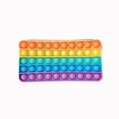 China 185*95*40cm Food Grade Silicon Bubble Pencil Bag for Unisex Sensory Push and Storage for sale