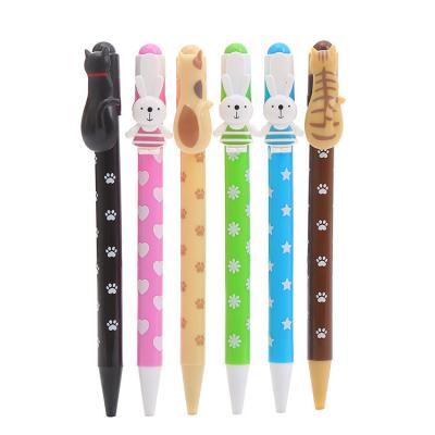 China Writing Letters with a Touch of Cuteness 0.5mm Gel Ball Pen 240M Writing Length Novelty for sale