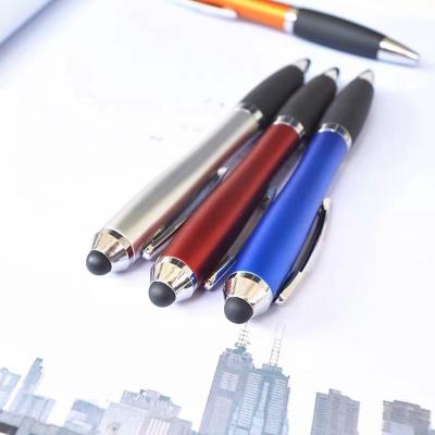 China Logo Printed Ball Point Pen Customized Ballpoint Click Pens Novelty for sale