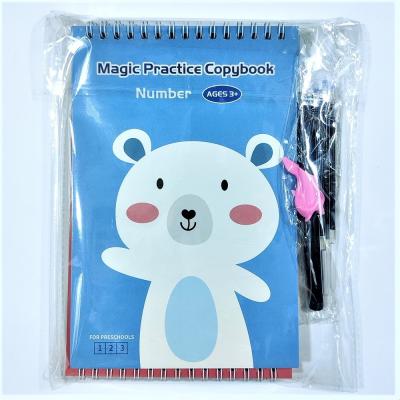 China Reusable Writing Notebook for Kids 4 Books 1 Pen English Magic Practice and Calligraphy for sale