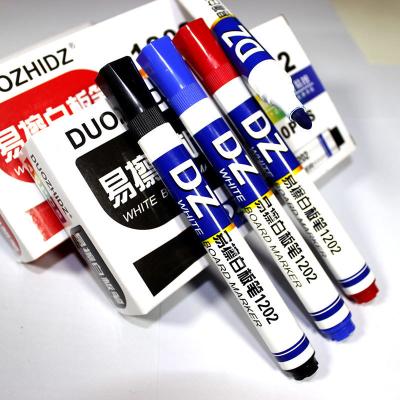 China Double End Whiteboard Marker Pen with Round Toe Brush Tip and 0.5/1.5mm Writing Width for sale
