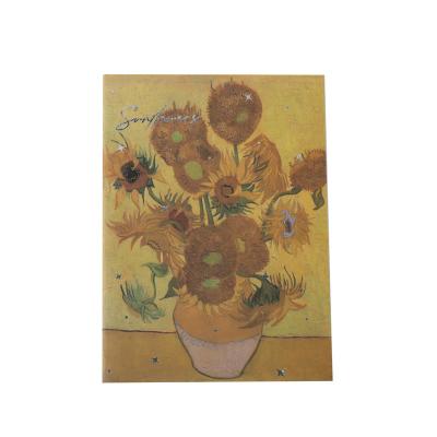 China Cuaderno de papel con la motivación de Vincent Van Gogh pintura tridimensional al óleo en venta