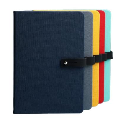 China Thread Sewing Binding A5 Business Simple Pu Buckle Notepad for Customized Document for sale