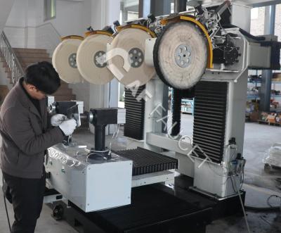 China 380v Sanitary Fittings Faucet Polishing Machine Buffing Wheel 380V 50Hz for sale