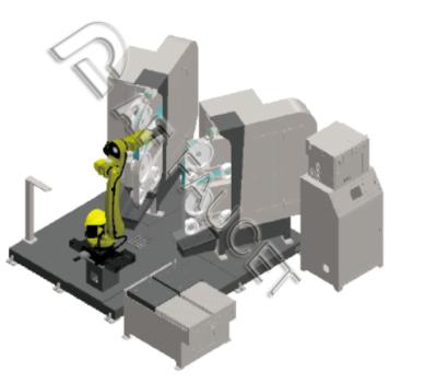 China RTAF-AG0204M- Robot Grinding Machine For Medium Size Sanitaryware Brass Headshower for sale