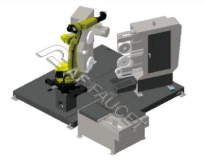 China Máquina de cepillado automática de rectificador robótico de 70 dB Equipo híbrido de rectificación y cepillado en venta