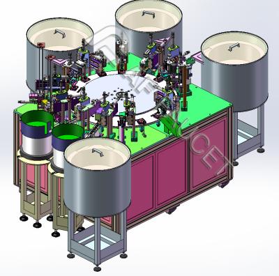 China RTAF-CA005-FH3- Estação de trabalho de montagem automática para núcleos de válvulas altos e planos de 3 furos à venda