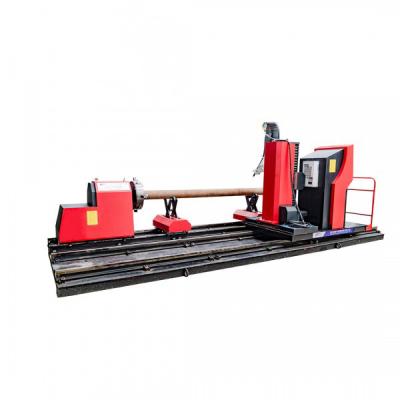 China AC220V 1KW CNC Pipe Fiber Optic Laser Cutting Machine Water Cooling for sale