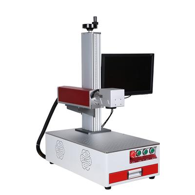 China CE Fibre Laser Marking Machine , 8000mm/S Desktop Laser Marking Equipment for sale