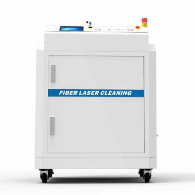 China Air Cooling 50W 5m Fiber Metal Laser Cleaning Machine For Rust Removal for sale
