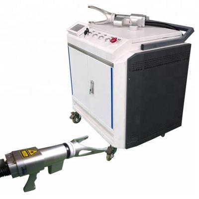 China Air Cooled 100KHz Metal Laser Cleaning Machine , 1064nm 500W Laser Cleaner for sale