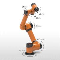China Braço do robô da linha central IP54 seis, 200 watts de movimentação de alumínio do harmônico do braço do robô à venda