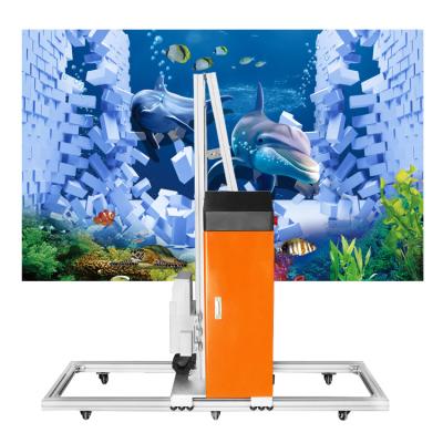 China 3D Automatic Vertical Wall Printer Direct Wall Painting Machine for sale