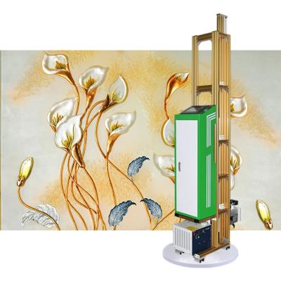 China Wall Mural Wheeled Wall Inkjet Printing Machine Portable for sale