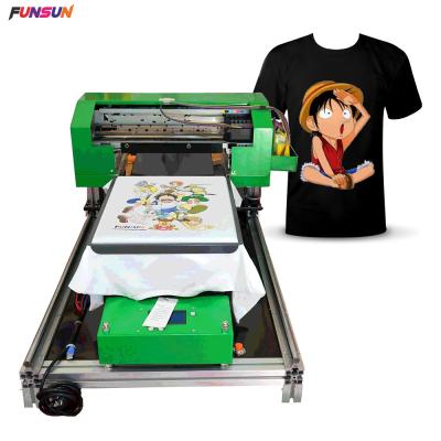 China T-Shirt A3 DTG Printer Digital Textile Printer Polyester Wool Cotton With XP600 for sale