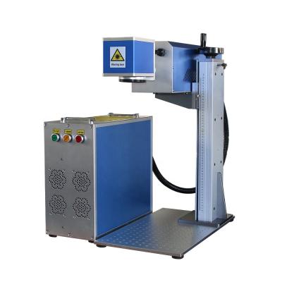 China Co2 Laser Marking Machine Galvo Engraving For Wood Non Metal MDF Leather Rubber for sale