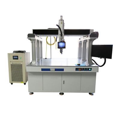 China Metal Automatic Flatbed Fiber Continuous Welding Machine Water Cooling 1000W for sale